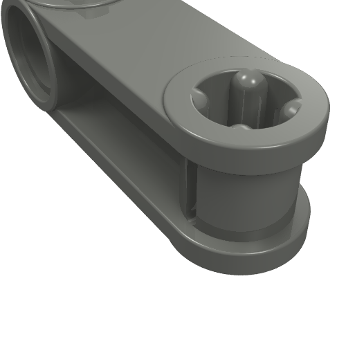 Technic Axle and Pin Connector Perpendicular 3L with Pin Hole