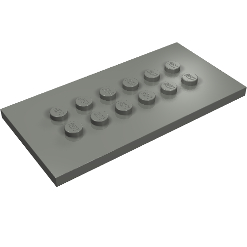 Plate Special 4 x 8 with Studs in Centre