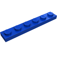 Деталь LEGO Пластина 1 x 6, Неизвестный