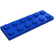 Деталь LEGO Пластина 2 x 6, Неизвестный
