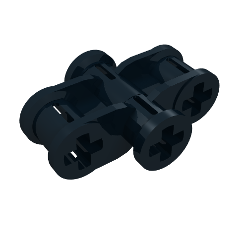 Набор LEGO Technic Axle Connector 2 x 3 Quadruple, Черный
