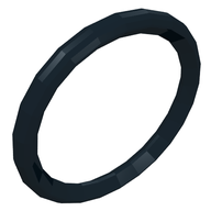 Деталь LEGO Tyre for Bicycle Wheel, Черный