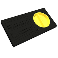 Деталь LEGO Electric, Train Speed Regulator 9V, Черный
