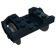 Деталь LEGO Train Wheel RC Train Pair, Complete Assembly, Черный