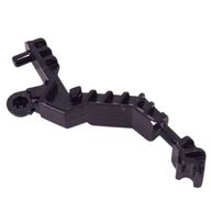Деталь LEGO Arm Grabber Angled [Alpha Team], Черный