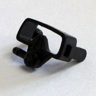 Деталь LEGO Technic Figure Scuba Mask, Черный