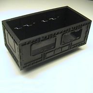 Деталь LEGO Vehicle Forklift Load Bin [Complete Assembly - Cybermaster], Черный