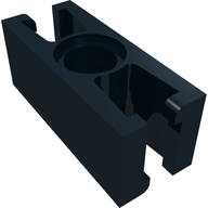Деталь LEGO Znap Beam 3, 1 Hole, Черный