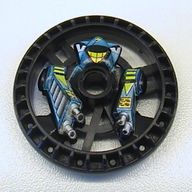 Technic Disc 5 x 5 Notched, Stunner print