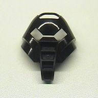 Деталь LEGO Bionicle Mask Huna (Turaga), Черный