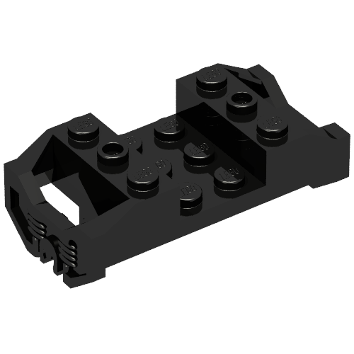 Набор LEGO Train Wheel RC Train, Holder, Open Axle Holder, Черный