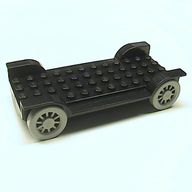 Fabuland Car Chassis 12 x 6 New (Complete Assembly) aa2