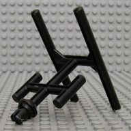 Деталь LEGO Duplo Television Antenna, Черный