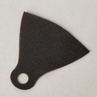 Деталь LEGO CAPE, NO. 17, Черный