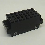 Деталь LEGO Electric Motor 9V 4 x 10 x 3, Черный