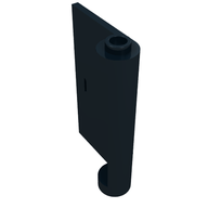 Деталь LEGO Door 1 x 3 x 4 Left - Open Between Top and Bottom Hinge, Черный