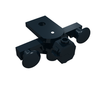 Деталь LEGO Train Buffer Beam with Sealed Magnets [Type 1], Черный