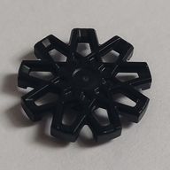 Деталь LEGO Wheel Covers 9 Spoke, No Rim, Черный