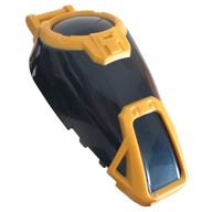 Деталь LEGO Windscreen with Pearl Gold Frame Mold, Черный