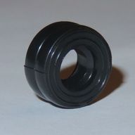 Деталь LEGO Tyre Smooth Small Dually, Черный