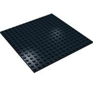 Деталь LEGO Пластина 16 x 16, Черный