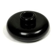 Деталь LEGO Pen Bead, Round Short, Curved Edge, Черный