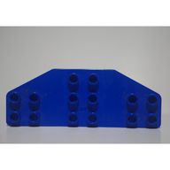 Деталь LEGO Duplo, Plate / Aeroplate, 8 x 3 without Corners, Голубой