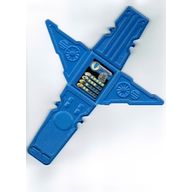 Деталь LEGO Vehicle, Racer Launcher, Голубой