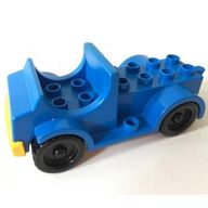 Деталь LEGO Duplo Car with 2 x 4 Studs Bed and Running Boards, Голубой