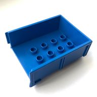 Деталь LEGO Duplo Wagon Dump Body, Голубой