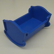 Деталь LEGO Belville Baby Crib, Голубой