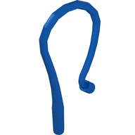 Деталь LEGO Minifig Whip - Bent, Голубой