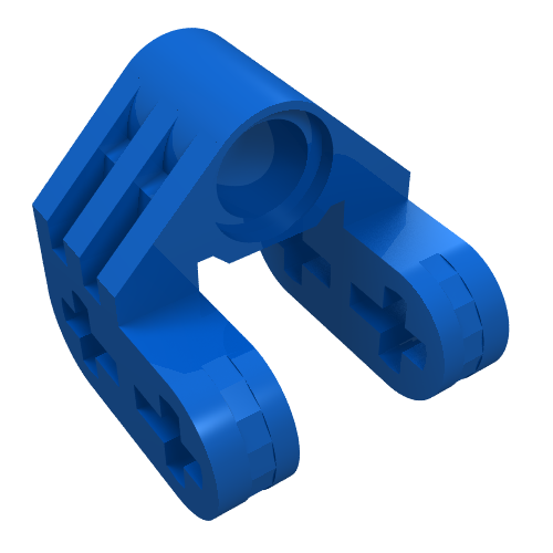 Набор LEGO Technic Axle and Pin Connector Perpendicular Split, Голубой