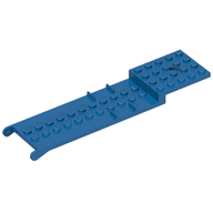 Деталь LEGO Vehicle, Trailer Base 4 x 16 x 1, Platform, Голубой