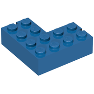 Brick 4 x 4 Corner Right with 2 Slots