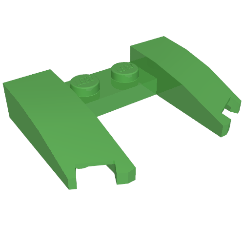 Набор LEGO Wedge 3 x 4 x 2/3 Cutout, Ярко-зеленый
