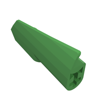 Деталь LEGO Technic, Panel Fairing #21 Very Small Smooth, Side B, Ярко-зеленый