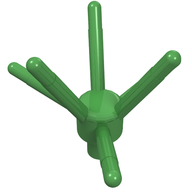 Деталь LEGO Plant Flower Stem with Bar and 6 Stems, Ярко-зеленый