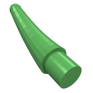 Деталь LEGO Barb Small (Helmet Horn), Ярко-зеленый