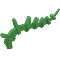 Деталь LEGO Spiky Vine / Tail [aka Bionicle Spine], Ярко-зеленый