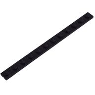 Деталь LEGO Modulex Window Frame Section Top 1 x 12 Lego on studs, Modulex черный