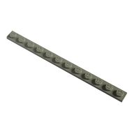 Деталь LEGO Modulex Window Frame Section Top 1 x 12 M on studs, Modulex черный