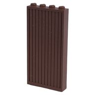 Деталь LEGO Modulex Door Panel 1 x 5 x 8 Ridged with Lego on Studs, Modulex коричневый