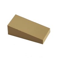 Деталь LEGO Modulex Slope 1 x 2 (9 degree, 1:6 slope), Modulex коричневый