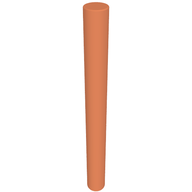Деталь LEGO Bar 4L (Lightsaber Blade / Wand), Темная нуга