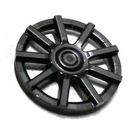 Деталь LEGO Wheel Cover 9 Spoke - for Wheel 72206, Жемчужный титановый