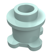 Деталь LEGO Brick 1 x 1 x 2/3 Round with Scala Base, Морской волны