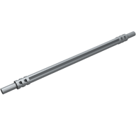 Деталь LEGO Hose Soft Axle 12, Жемчужный светло-серый