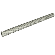 Деталь LEGO Hose, Ribbed 7mm D. 12L, Жемчужный светло-серый