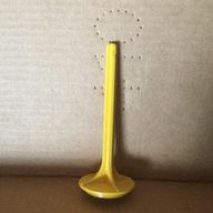 Деталь LEGO Fabuland Utensil Hair Dryer Stand, Желтый